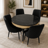 Modern Round Dining Table Set